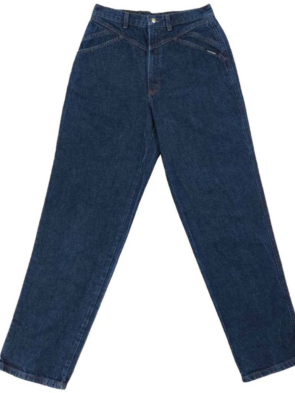 Vintage Rockies Bareback Western Jeans Womens Sz 13 (29x32) High-Rise, Dark Wash